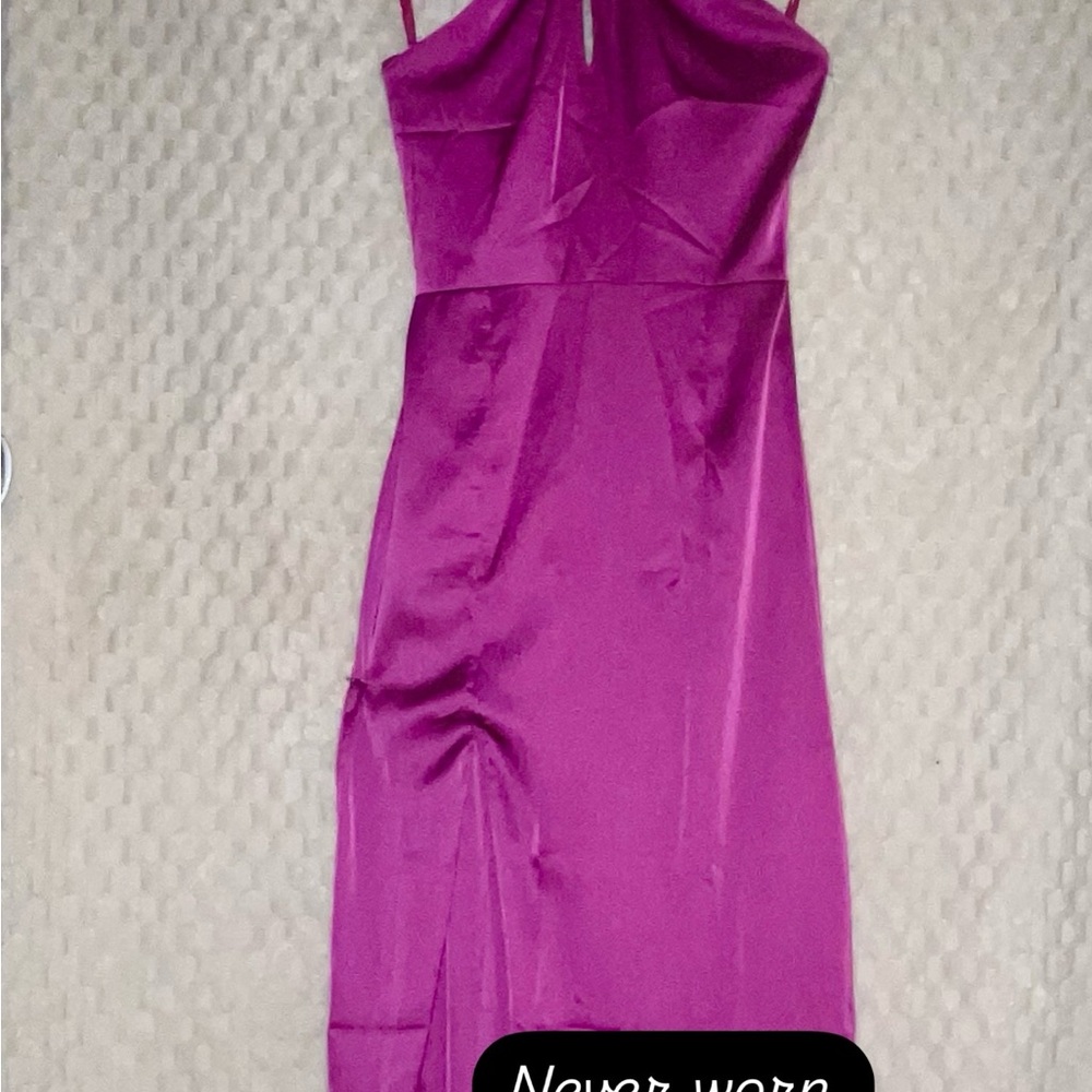 Fashion Nova Vibrant Purple Maxi Dress